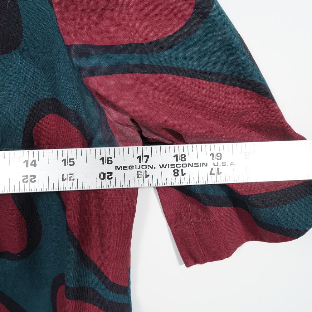 Vintage 1960s Marimekko Mod Op Art Cotton Shift Dress – Size 36 (S) - Picture 5 of 11